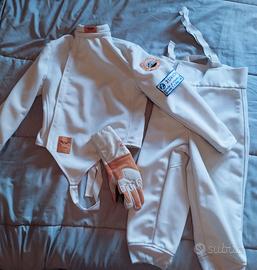 Divisa scherma ragazzo per mancini