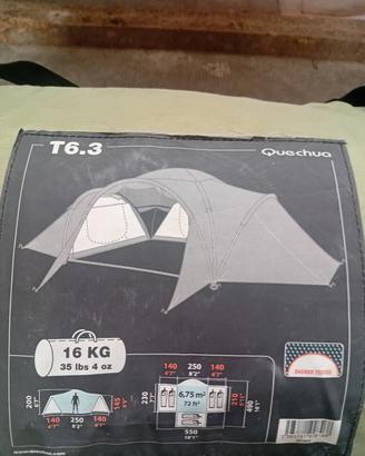 tenda da campeggio 6 posti 