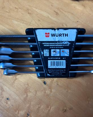 Chiavi Combinate Doppie Cricchetto wurth