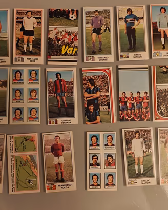 lotto figurine calciatori panini 74/75