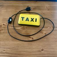 Insegna taxi luminosa  da tavolo