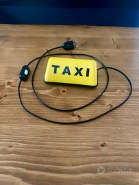 Insegna taxi luminosa  da tavolo