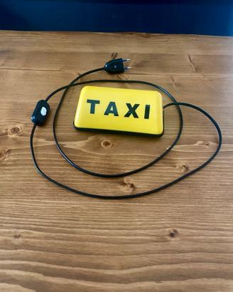Insegna taxi luminosa  da tavolo