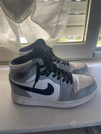 Jordan 1 mid light smoke grey numero 39