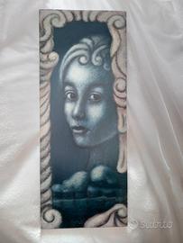 quadro olio Angelo Marini 42 × 16