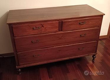 Comò in legno a 6 cassetti stile classico