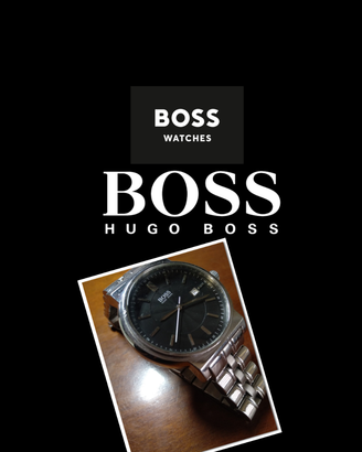 Orologio uomo acciaio HUGO BOSS,usato TOP