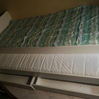 Letto doppio con cassettoni (COME NUOVO)