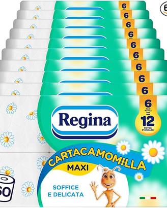 60 Rotoli di Carta Igienica, 300 Soffici Fogli a 3