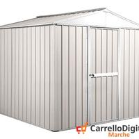 Box deposito lamiera di Acciaio 275x175 bianco