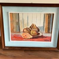 Quadro olio su tela a firma di GAZZA F. 325 x 420