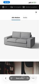KIVIK Divano a 2 posti, Tibbleby beige/grigio