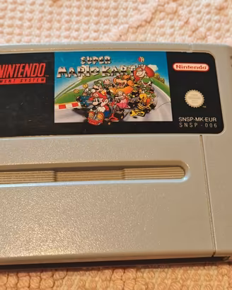 Super Mario Kart - Nintendo SNES (Originale PAL)