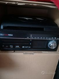 lettore DVD e cassette più casse