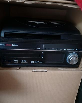 lettore DVD e cassette più casse