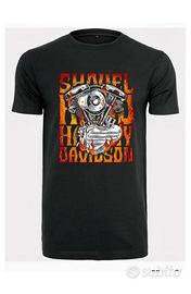 T-shirt con stampa Harley Davidson Shovel.