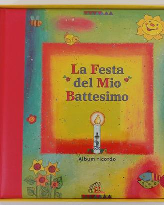 Libro album ricordi nascita e battesimo 