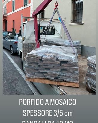 PORFIDO A MOSAICO BANCALI DA 10 mq GRIGIO/VIOLA