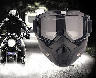 Maschera facciale per moto