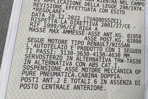 furgone doppia cabina cassonetto 