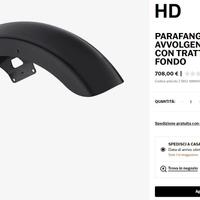 Parafango anteriore Harley Davidson touring