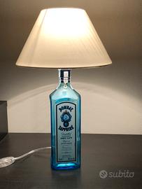 Lampada Bottiglia Da Tavolo London Dry Gin Bombay