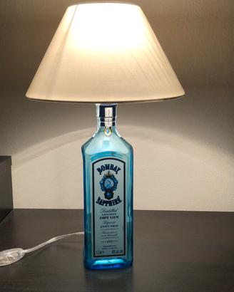 Lampada Bottiglia Da Tavolo London Dry Gin Bombay