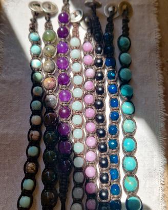 Braccialetti fatti a mano Shamballa 