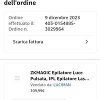 EPILATORE LUCE PULSATA