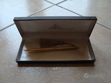 PENNA A SFERA PLACCATA ORO LALEX VINTAGE