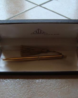PENNA A SFERA PLACCATA ORO LALEX VINTAGE