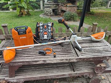 STIHL fsa 130 + batteria ar 3000 zaino e cavo