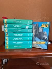 10 vhs sulle Alpi e la loro bellezza 