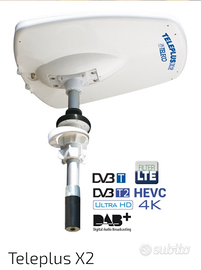 Teleco - Antenna camper e caravan Teleplus X2