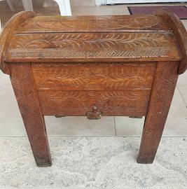 Bauletto in legno antico 