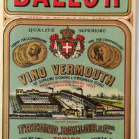 ETICHETTA LIQUORE VERMUT BALLOR