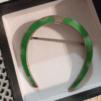 antica spilla in argento 800