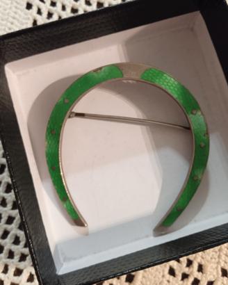 antica spilla in argento 800