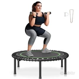 Mini Trampolino Elastico Pieghevole Fitness Adulti