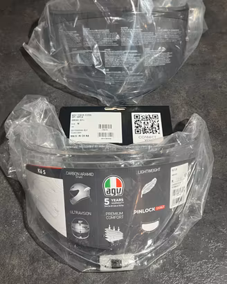 2 Visiere Originali AGV K6S / K6 Pari al Nuovo