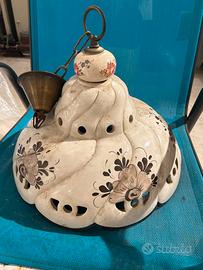 Lampadario in ceramica