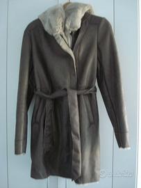 cappotto Promod ecopelle con cappuccio tg 42