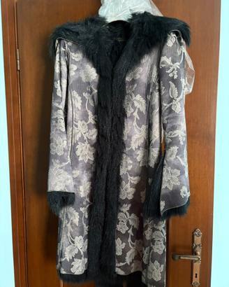 Cappotto damascato con pelliccia BRAY STEVE ALAN