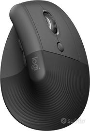 **Logitech Lift Mouse Ergonomico Verticale**