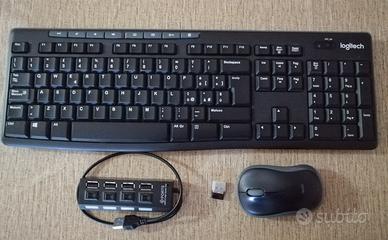 tastiera e mouse wi-fi