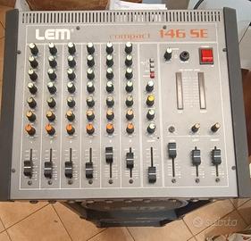 Mixer Lem Amplificato più casse Lem