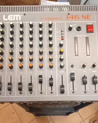 Mixer Lem Amplificato più casse Lem
