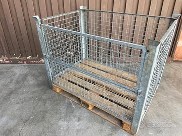 Gabbioni stagionatura legna