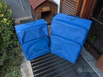 2 valigie/trolley  tessuto Samsonite -grande/media