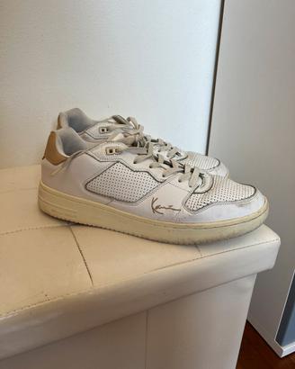 Karl Kani Uomo N.46 Sneakers Bianche Originali